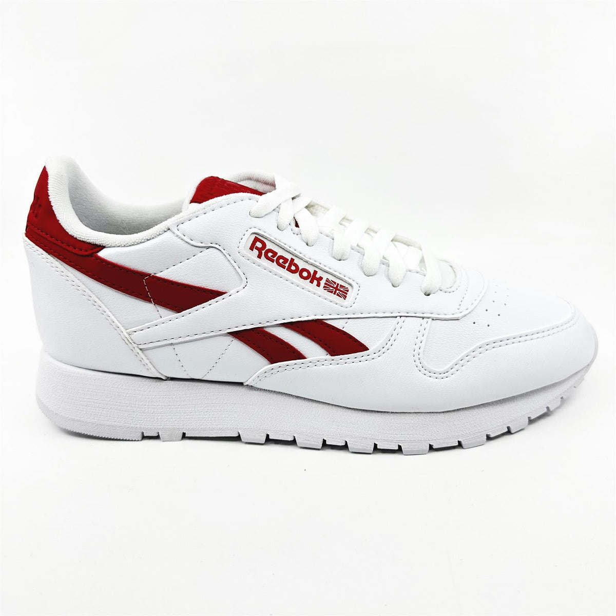Reebok Classic Vegan White Vector Red Mens Athletic Sneaker