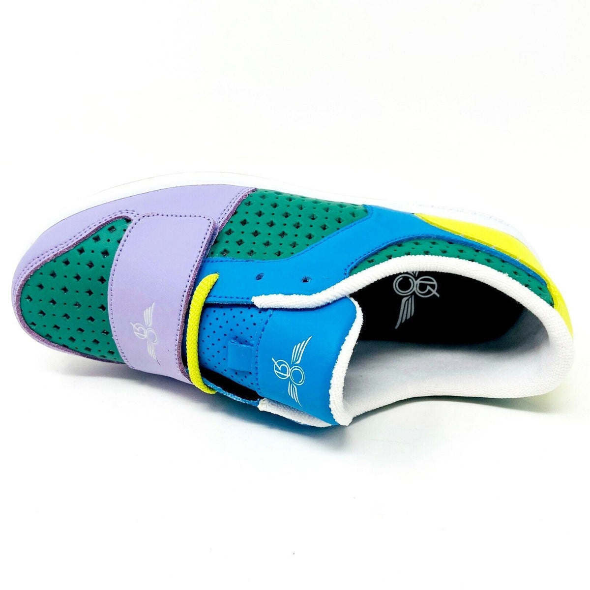 Creative Recreation Cesario Lo Royal Green Lavender Neon Youth Kids Sneakers