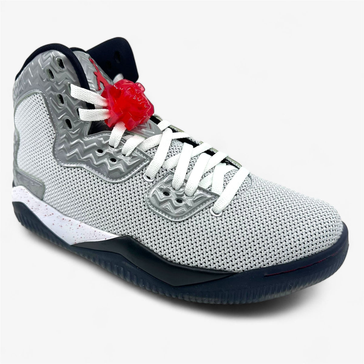 Jordan Air Jordan Spike Forty PE White Fire Red Black Mens Athletic Sneaker