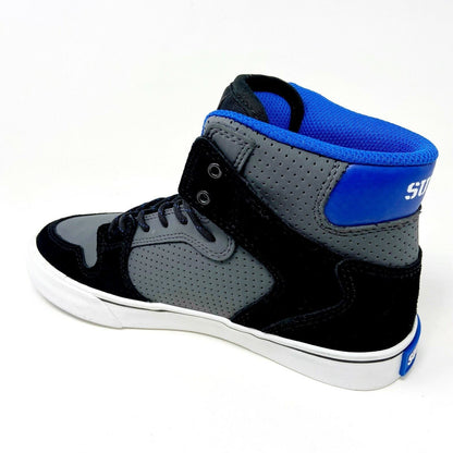 Supra Vaider Charcoal Black White Kids Lifestyle Sneakers S11227K