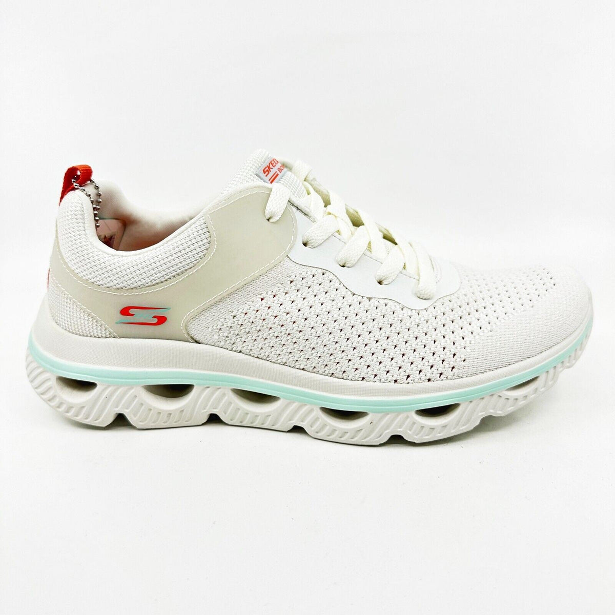 Skechers Arc Waves Bobs Star Off White Womens Size 8 Glide Step Sneakers