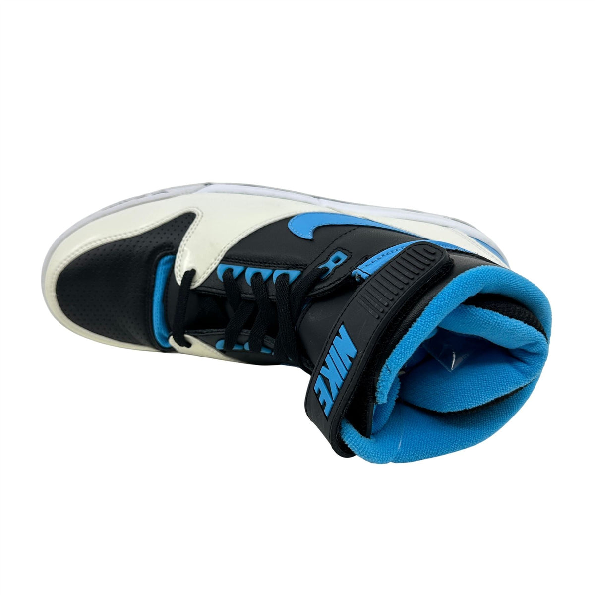 Nike Air Revolution White Vivid Blue Black Mens Athletic Sneaker