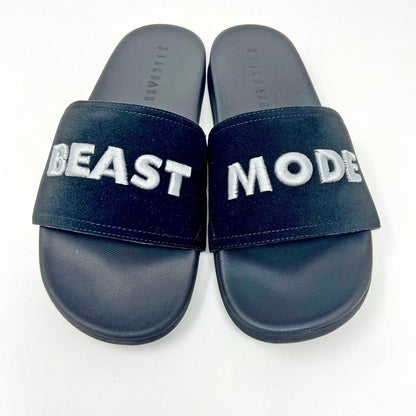 STNDRD Standard Los Angeles Monaco Beast Mode Black Womens Gym Slide Sandals