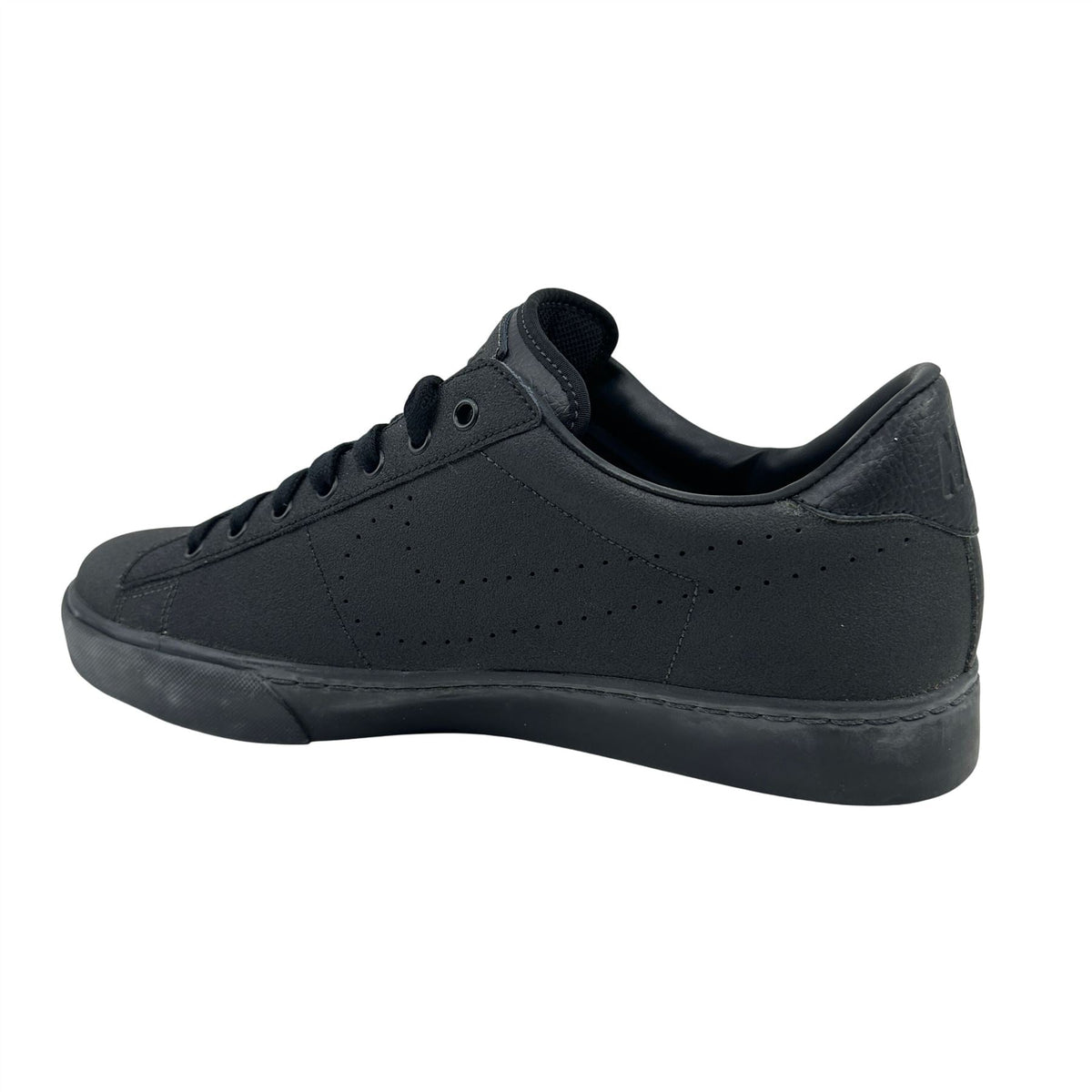 Nike Sweet Classic Leather Premium Tripe Black Mens Athletic Sneaker