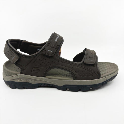 Skechers Tresmen Garo Chocolate Brown Mens Sandal Relaxed Fit Slip-On