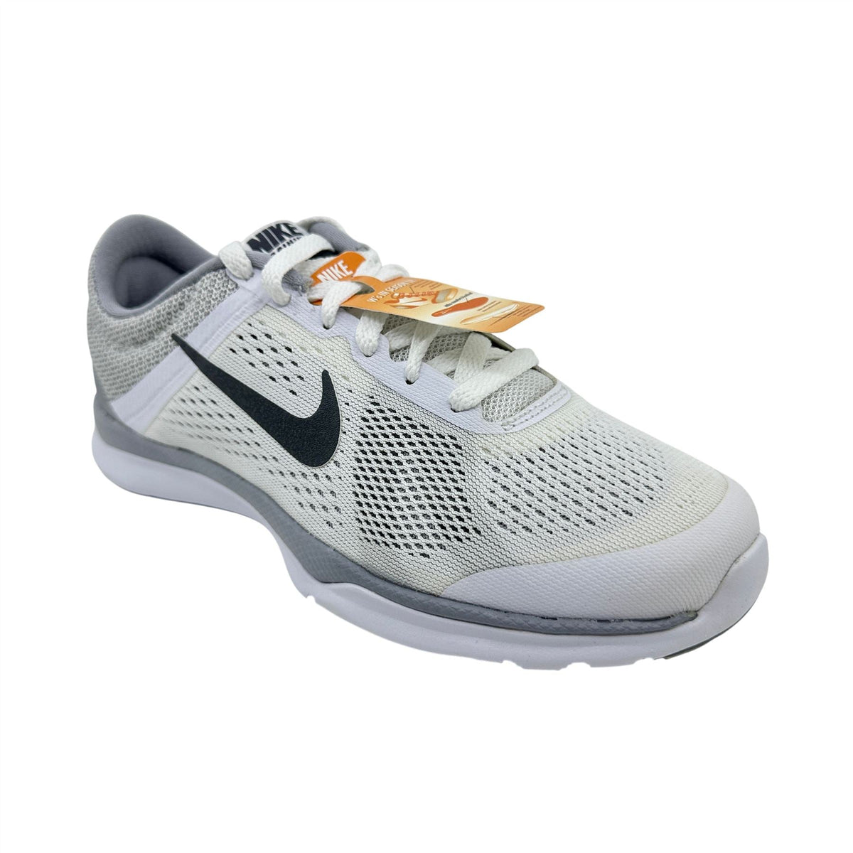 Nike In-Season TR 5 White Dark Grey Womens Size 5 Athletic Sneaker