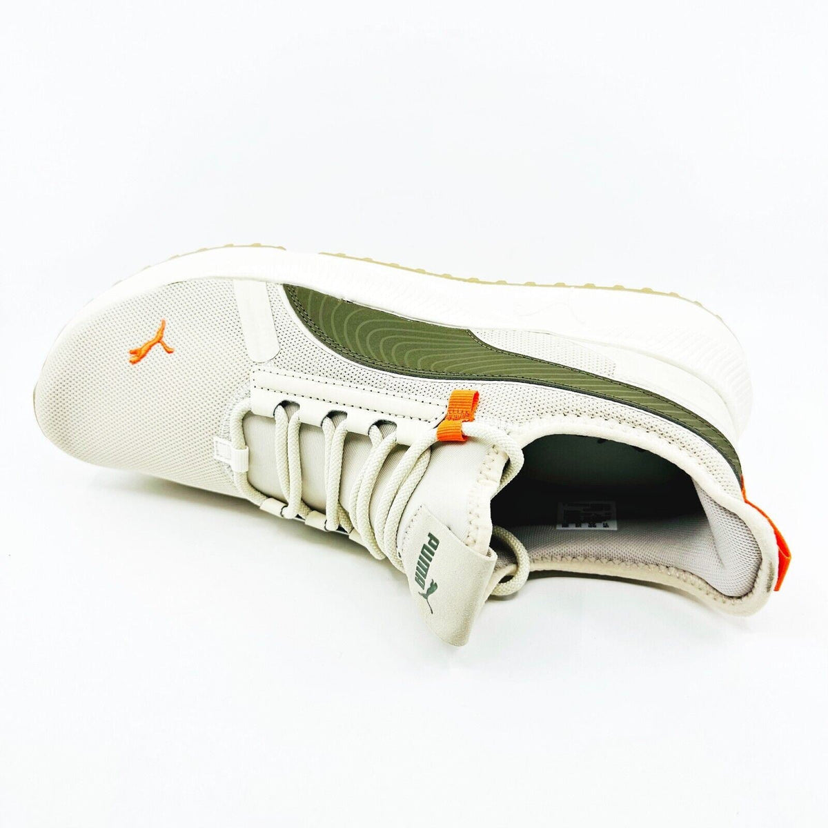Puma Pacer Future Street Plus Alpine Snow Olive Orange Mens Shoes 384634 26
