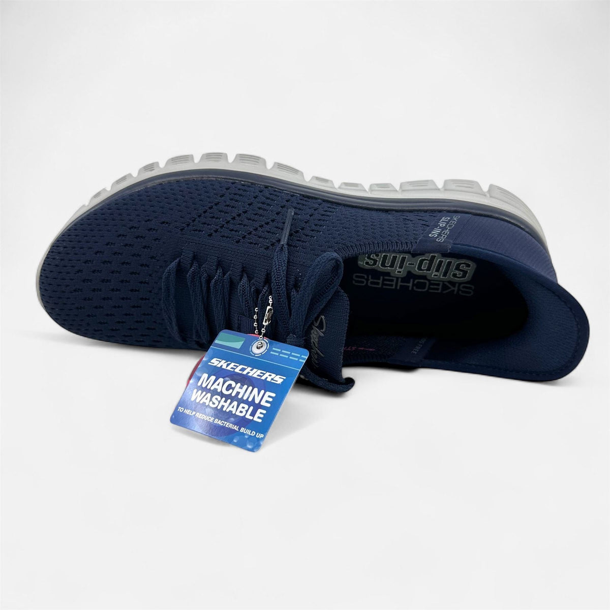 Skechers Graceful First Blush Navy Womens Casual Slip Ins Sneaker