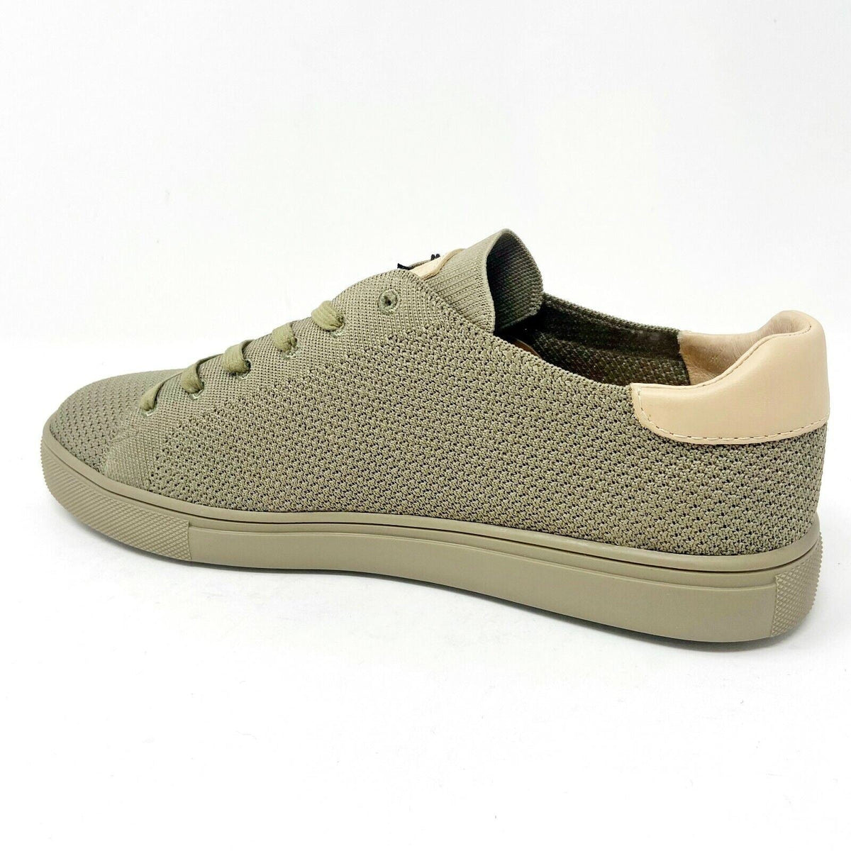 Clae Bradley Knit Pale Khaki Mens Premium Casual Sneakers