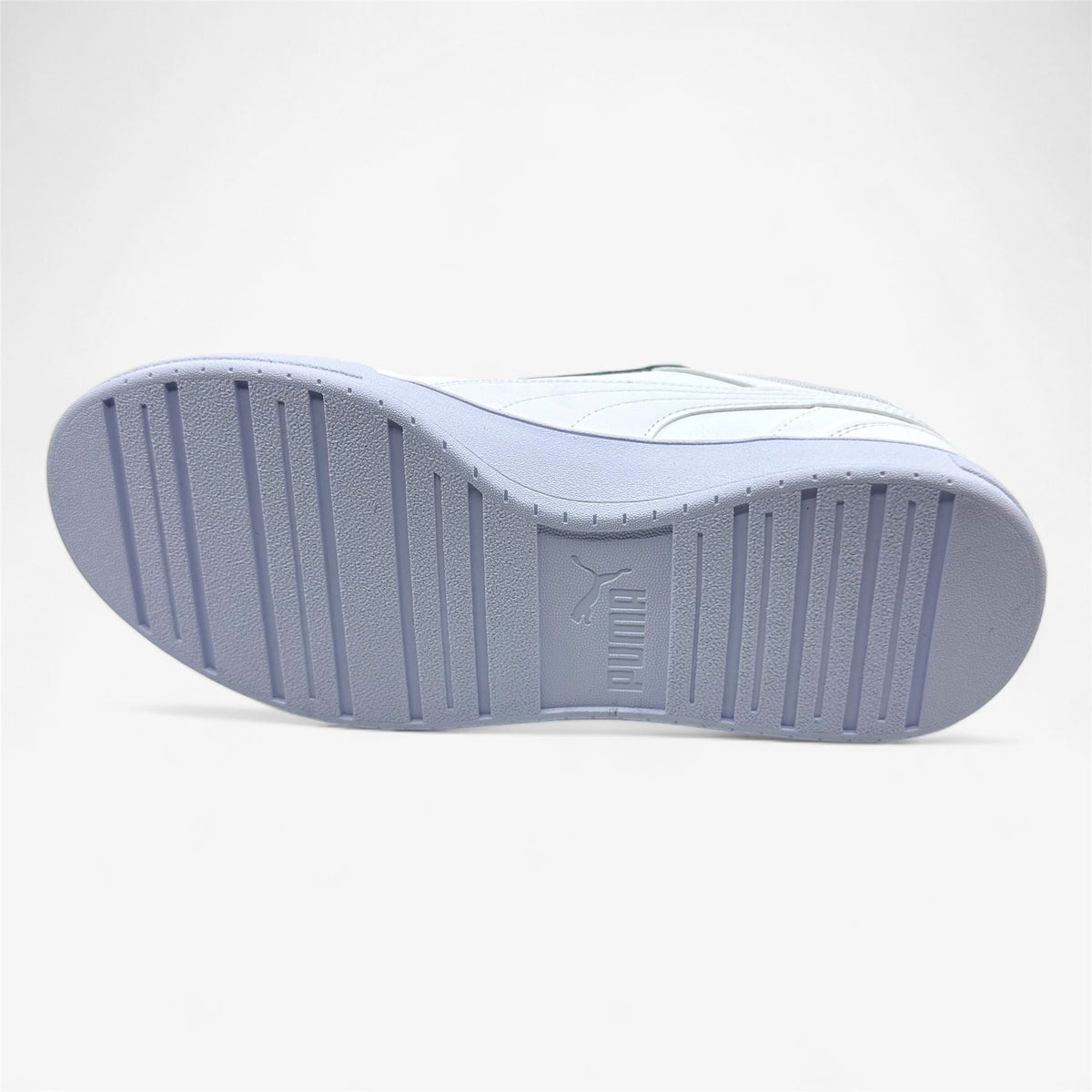 PUMA Caven White Gray Violet Mens Athletic Sneaker