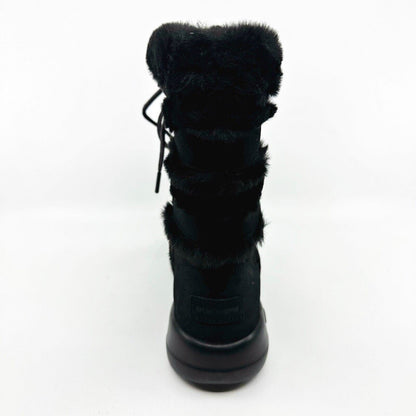 Skechers On The Go Joy Cyclone Black Womens Size 7 Comfort Shearling Boots