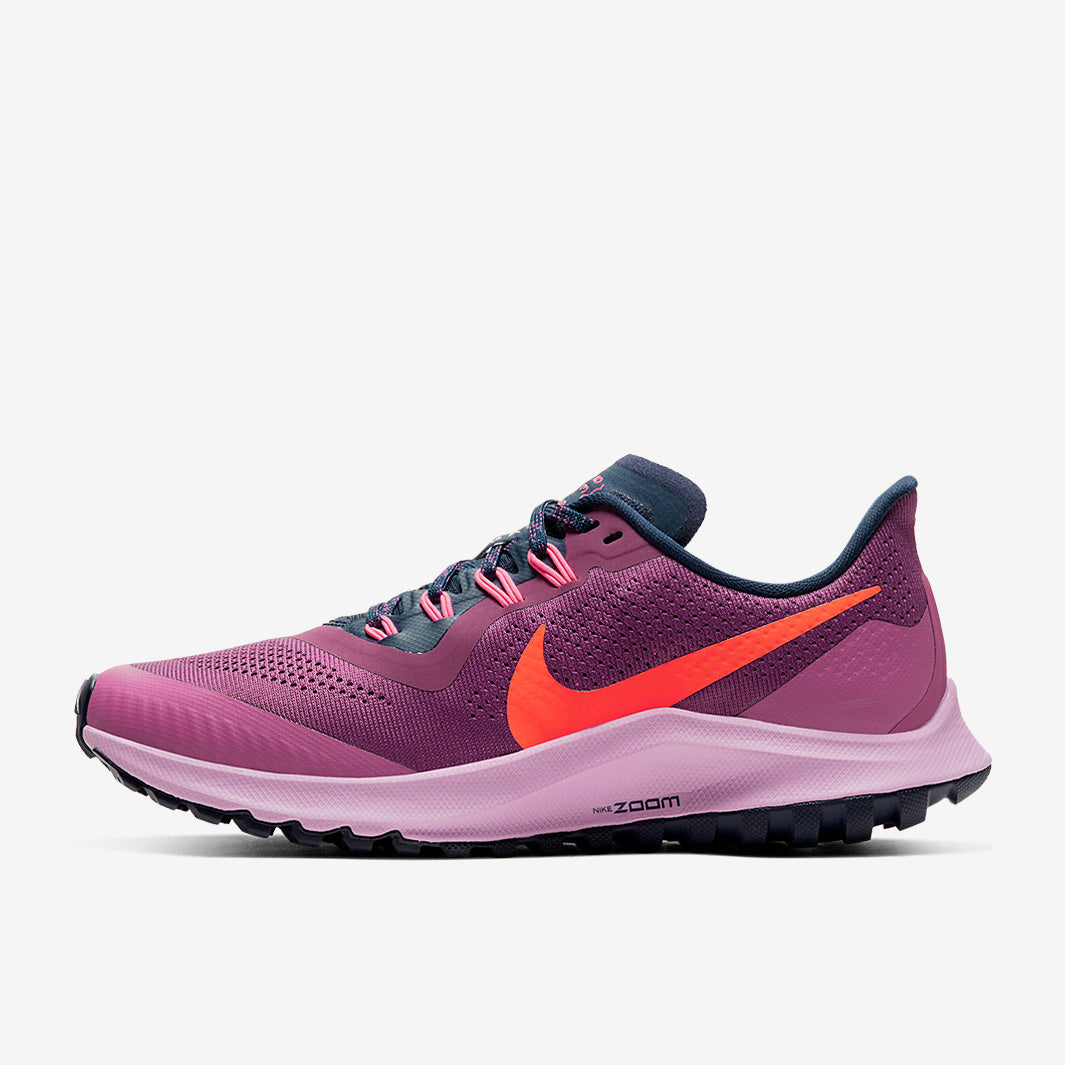 Nike Womens Air Zoom Pegasus 36 Trail  - Villain Red/Total Crimson
