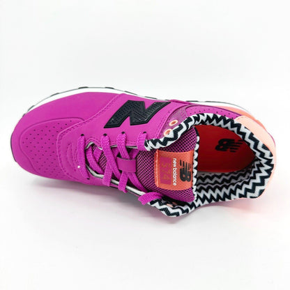 New Balance 574 Classics Magenta Black Kids Running Sneakers KL574A3P