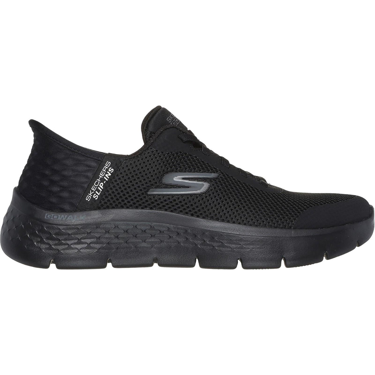 Women's Wide Fit Skechers 124836 Go Walk Flex Grand Entry Trainers