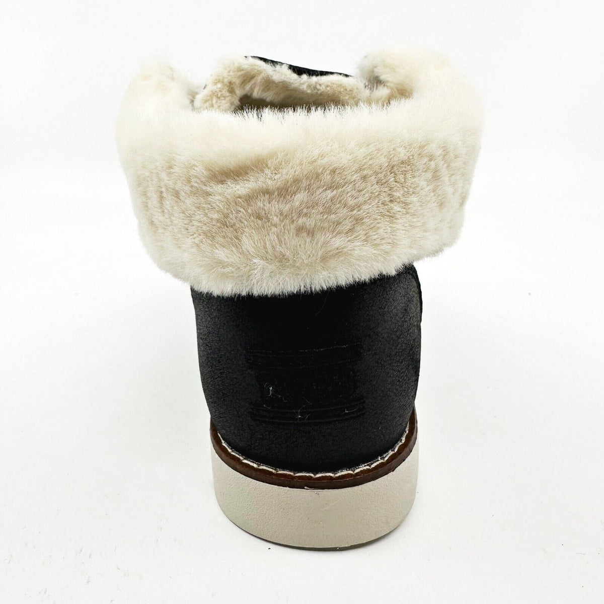 Skechers Chill Lugs Carefree Cozy Black Womens Size 7 Shearling Boots