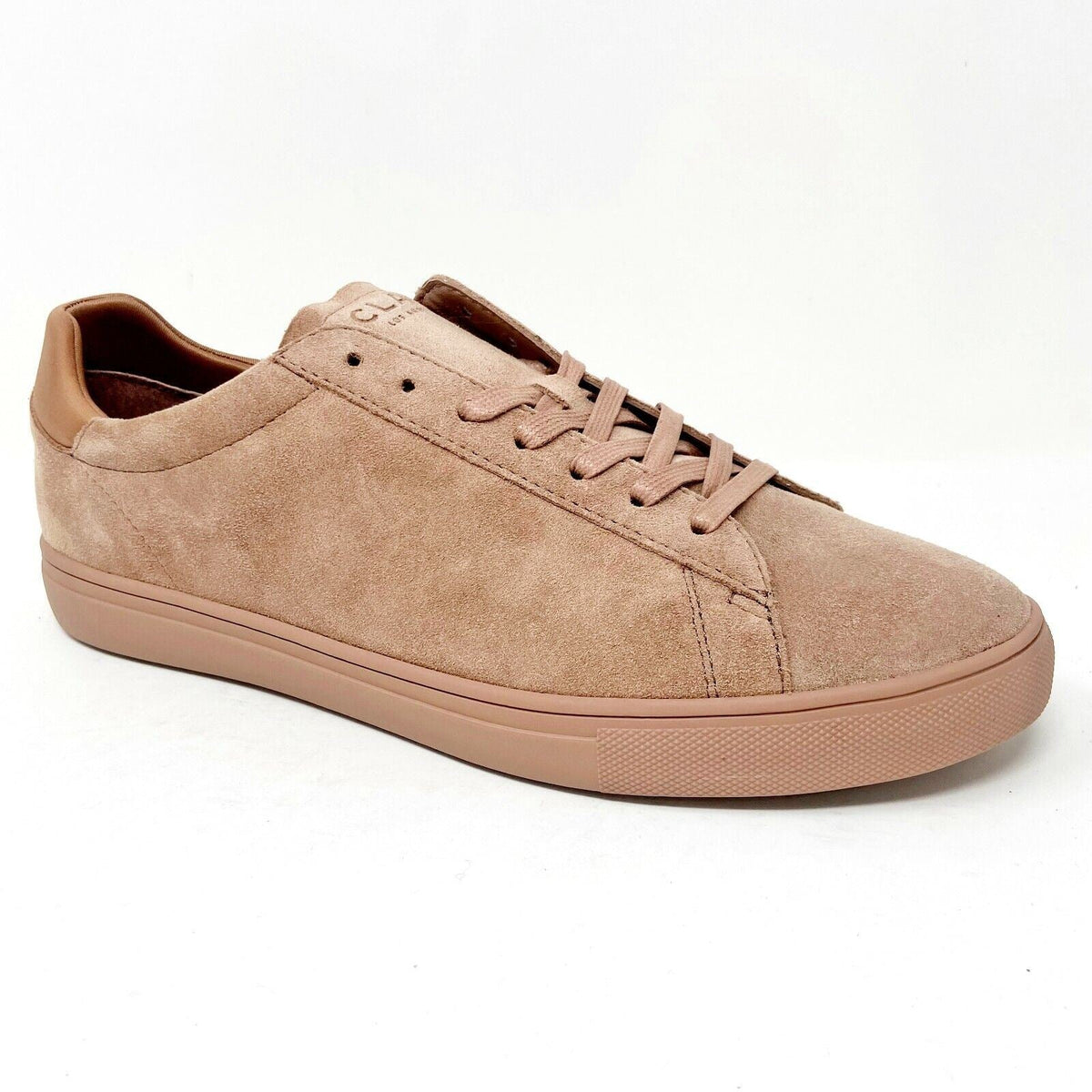 Clae Bradley Dark Pink Suede Mens Premium  Casual Sneakers