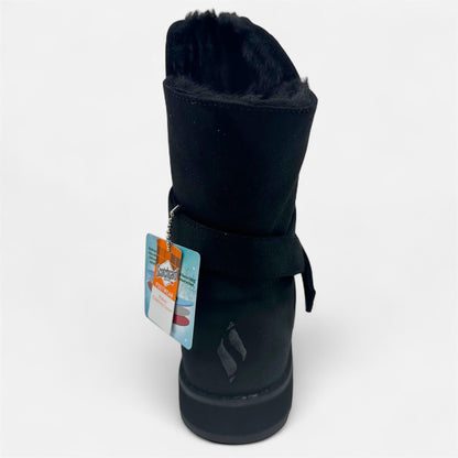 Skechers Keepsakes 2.0 Pikes Peak Black Womens Size 5 Scotchgard Shearling Style