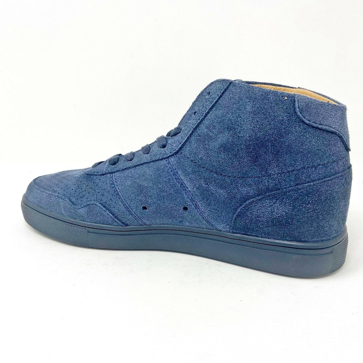 Clae Gregory Mid Deep Navy Waxed Suede Mens Premium Casual Sneakers