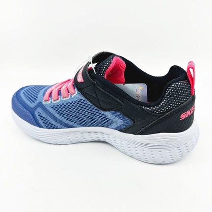 Skechers Snap Sprints Blue Pink Navy Kids Girls Sneakers