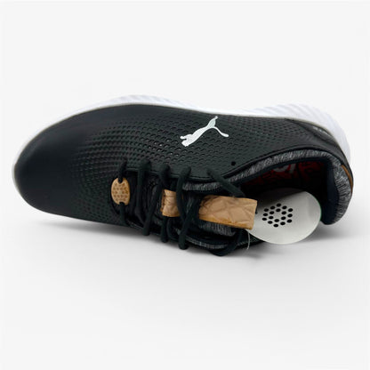 PUMA Ignite Pwradapt Black Kids Size 2 Waterproof Golf Shoes