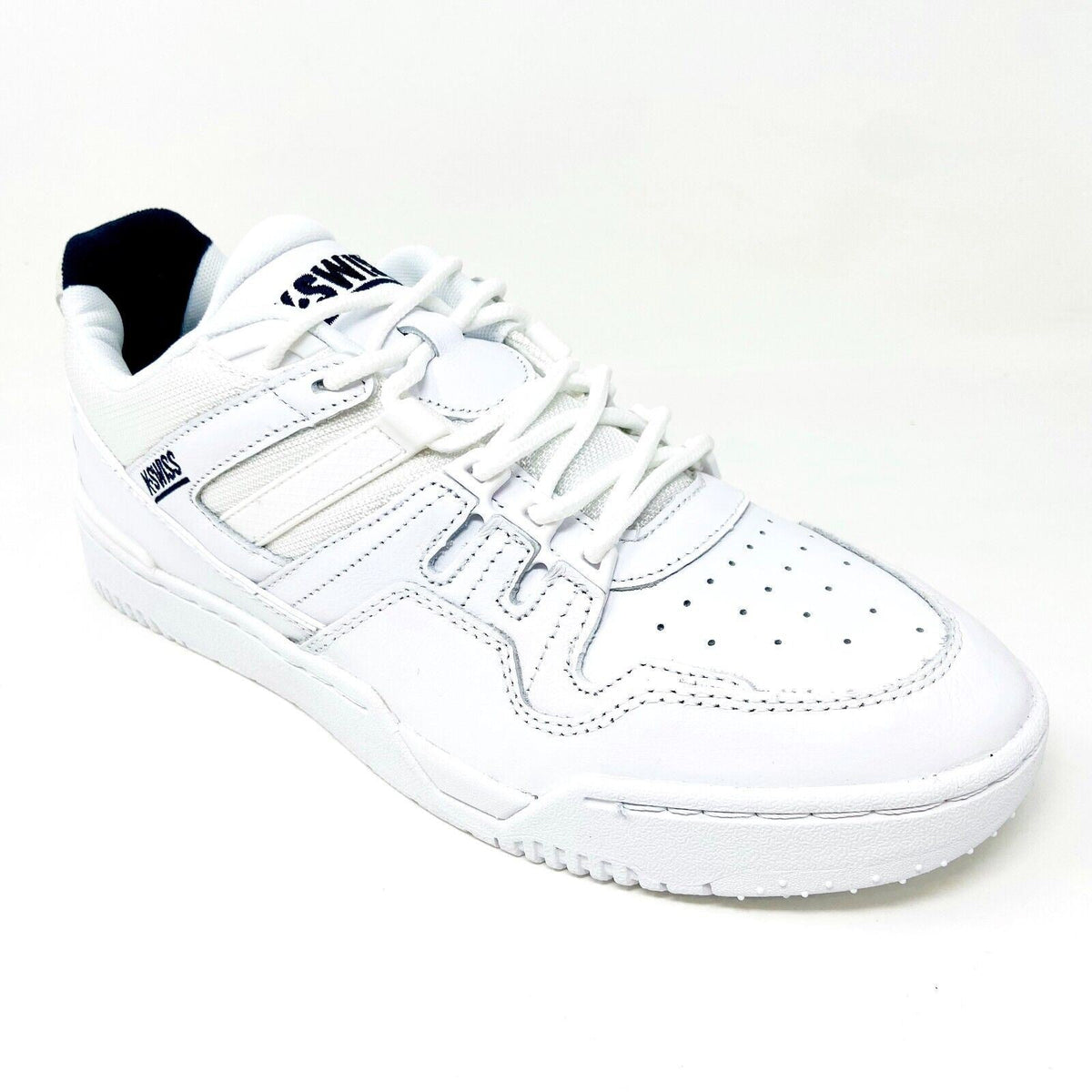 K-Swiss Match Rival Triple White Mens Size 7.5 Casual Sneakers 07154 101