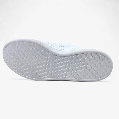 Adidas Advantage Base White Black Camo Mens Athletic Sneaker