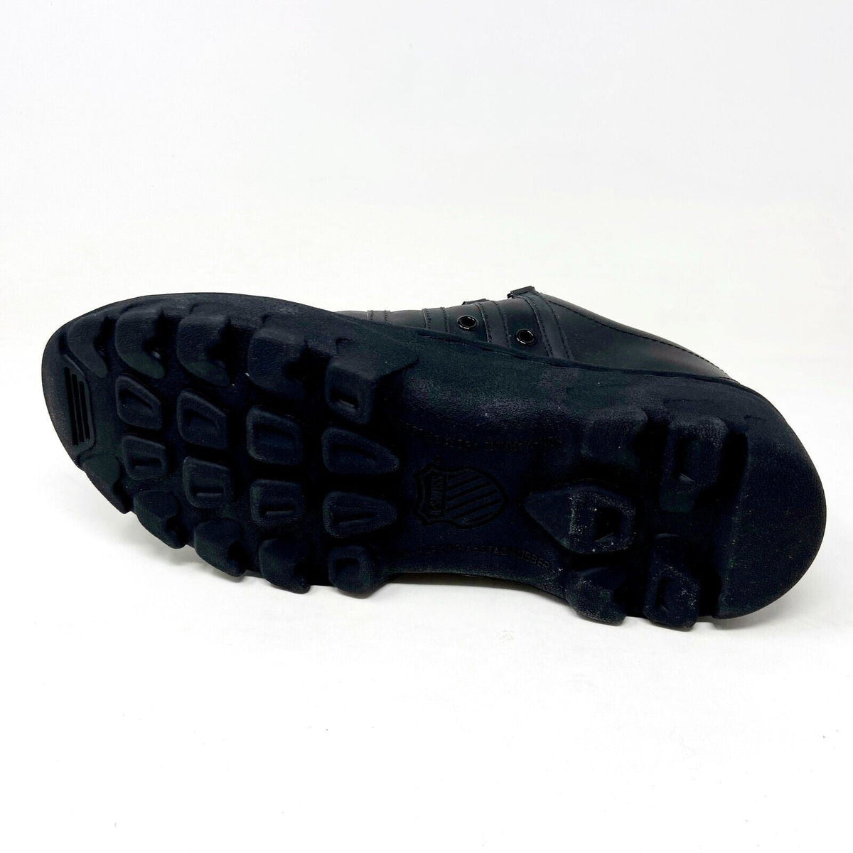 K-Swiss North Classic Triple Black Mens Athletic Casual Sneakers 06382 001