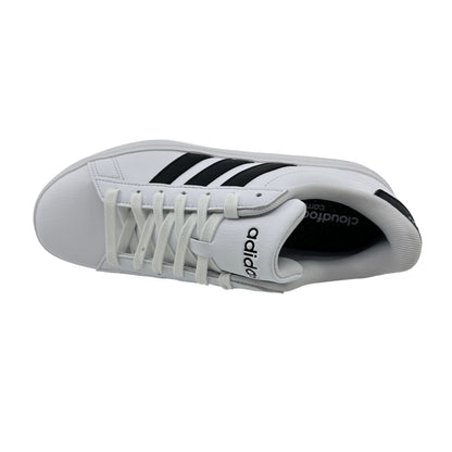 Adidas Grand Court 2.0 Cloud White Black Womens Athletic Sneaker