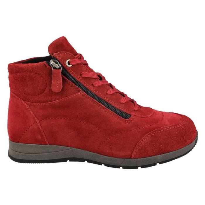 Womens Extra Wide Fit Boots by Flat DB Shoes - Lace up
