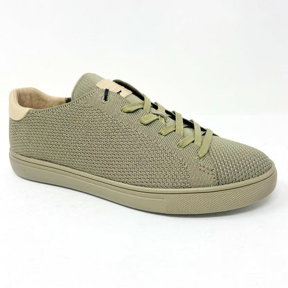 Clae Bradley Knit Pale Khaki Mens Premium Casual Sneakers