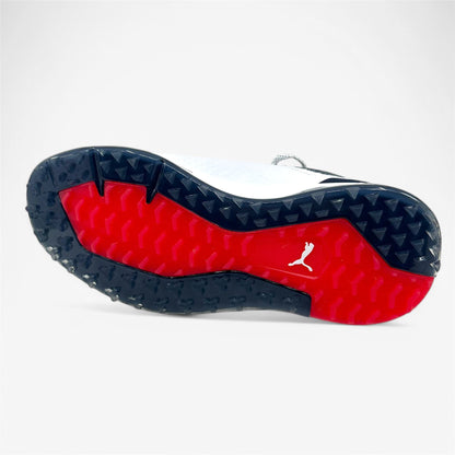 PUMA Proadapt Alphacat White Navy High Risk Red Mens Waterproof Golf Shoes