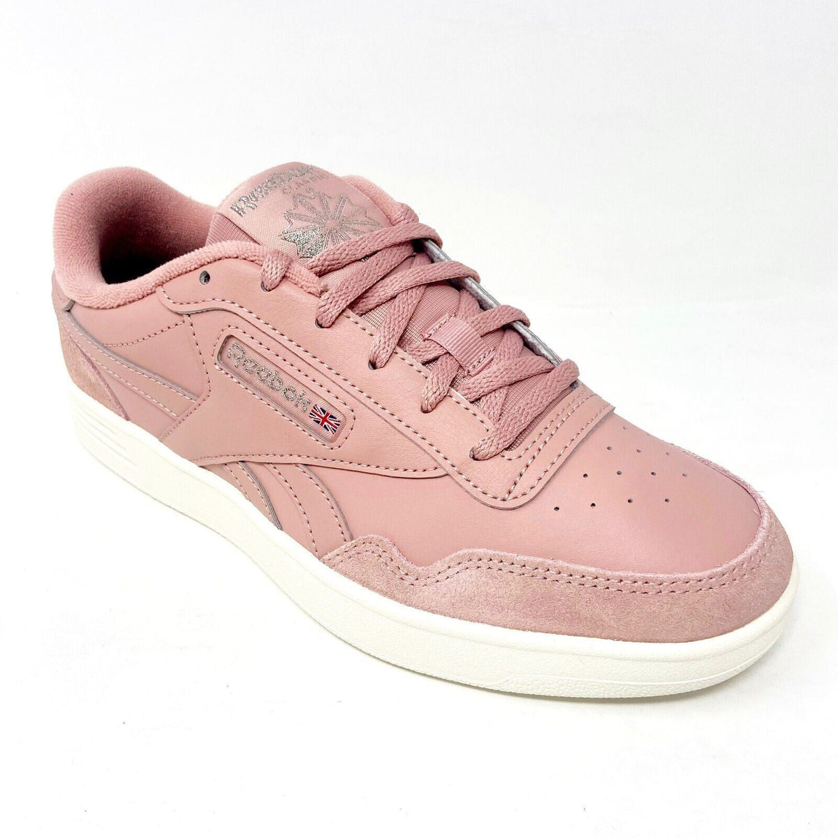 Reebok Club MEMT Chalk Pink Rose Gold Womens Memory Foam Tennis Sneakers G58637