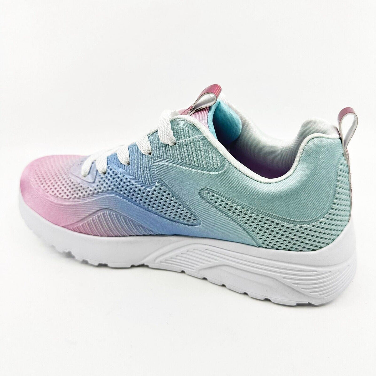 Skechers Uno Lite Spectrum Bright Light Pink Kids Girls Sneakers