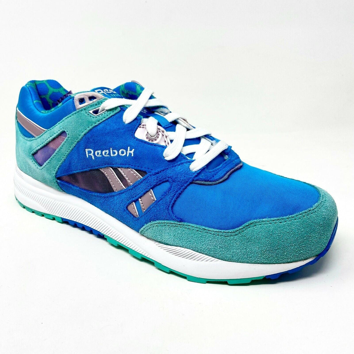 Reebok Ventilator Emerald Sea Risk Blue Womens Retro Classic Sneaker V53318