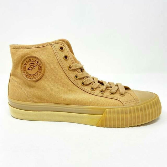 PF Flyer Center Hi Tan Brown Mens Retro Casual Shoes PM11OH2L