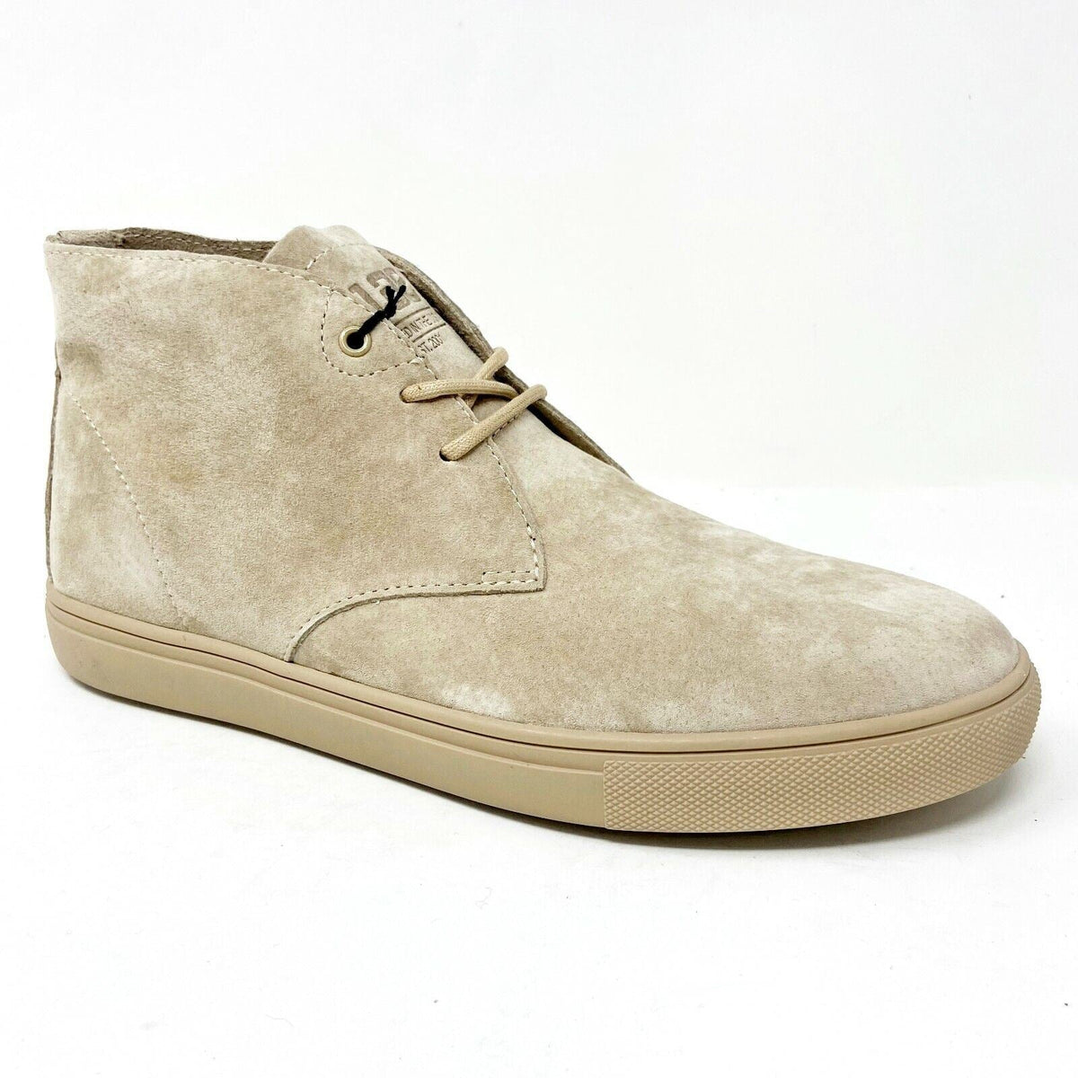 Clae Strayhorn SP Unlined Light Tan Suede Mens Premium Casual Sneakers