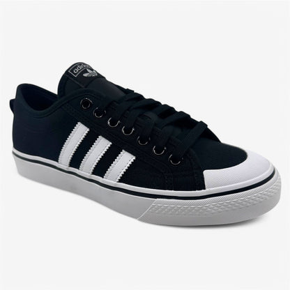 Adidas Nizza Core Black White Mens Athletic Sneaker
