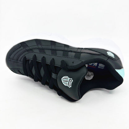 K-Swiss ST229 CMF Black Aruba Blue Silver Womens Size 6.5 Sneakers 96606 012