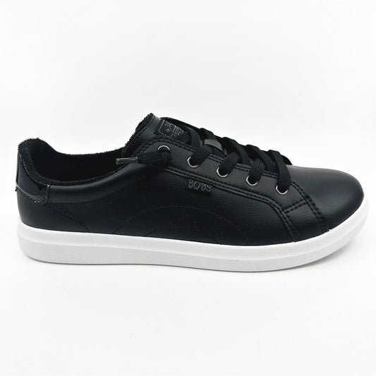 Skechers Bobs D'Vine Instant Delight Black Womens Wide Slip On Sneakers