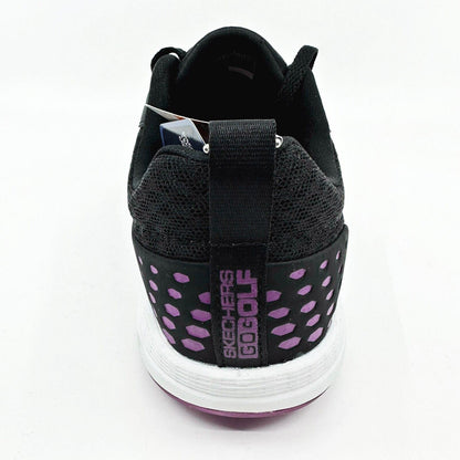 Skechers Go Golf Max Fairway 2 Black Purple Womens Spikeless Shoes