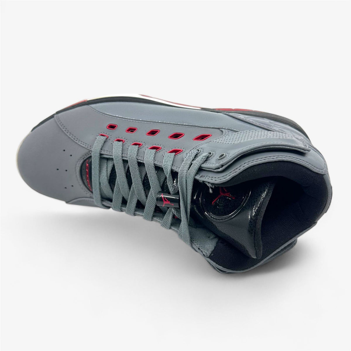 Jordan Ol' School Cool Grey Gym Red Black White Mens Athletic Sneaker