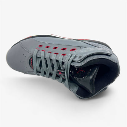 Jordan Ol' School Cool Grey Gym Red Black White Mens Athletic Sneaker