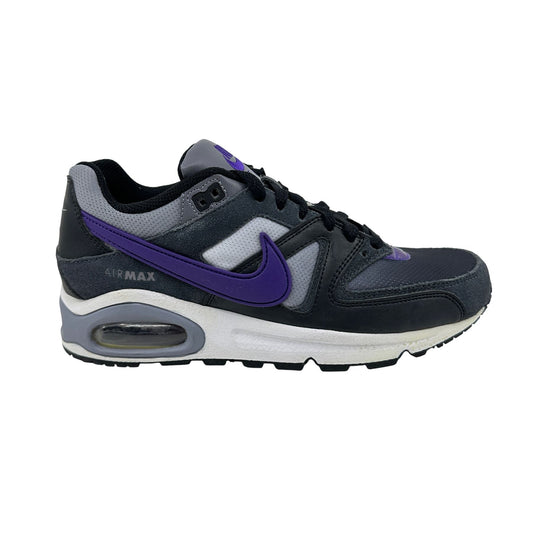 Nike Air Max Command Black Purple Gray Womens Athletic Sneaker