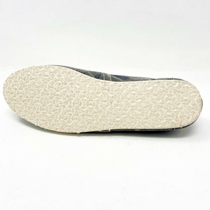 Toms Classics Washed Camo Canvas Womens  Slip On Casual Canvas Flat Shoes