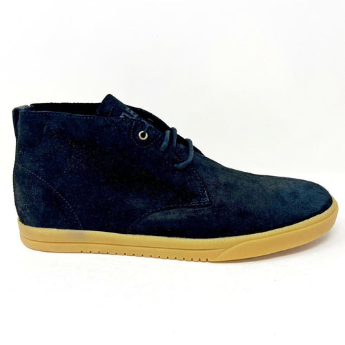 Clae Strayhorn Unlined Black Gum Mens Premium  Casual Sneakers