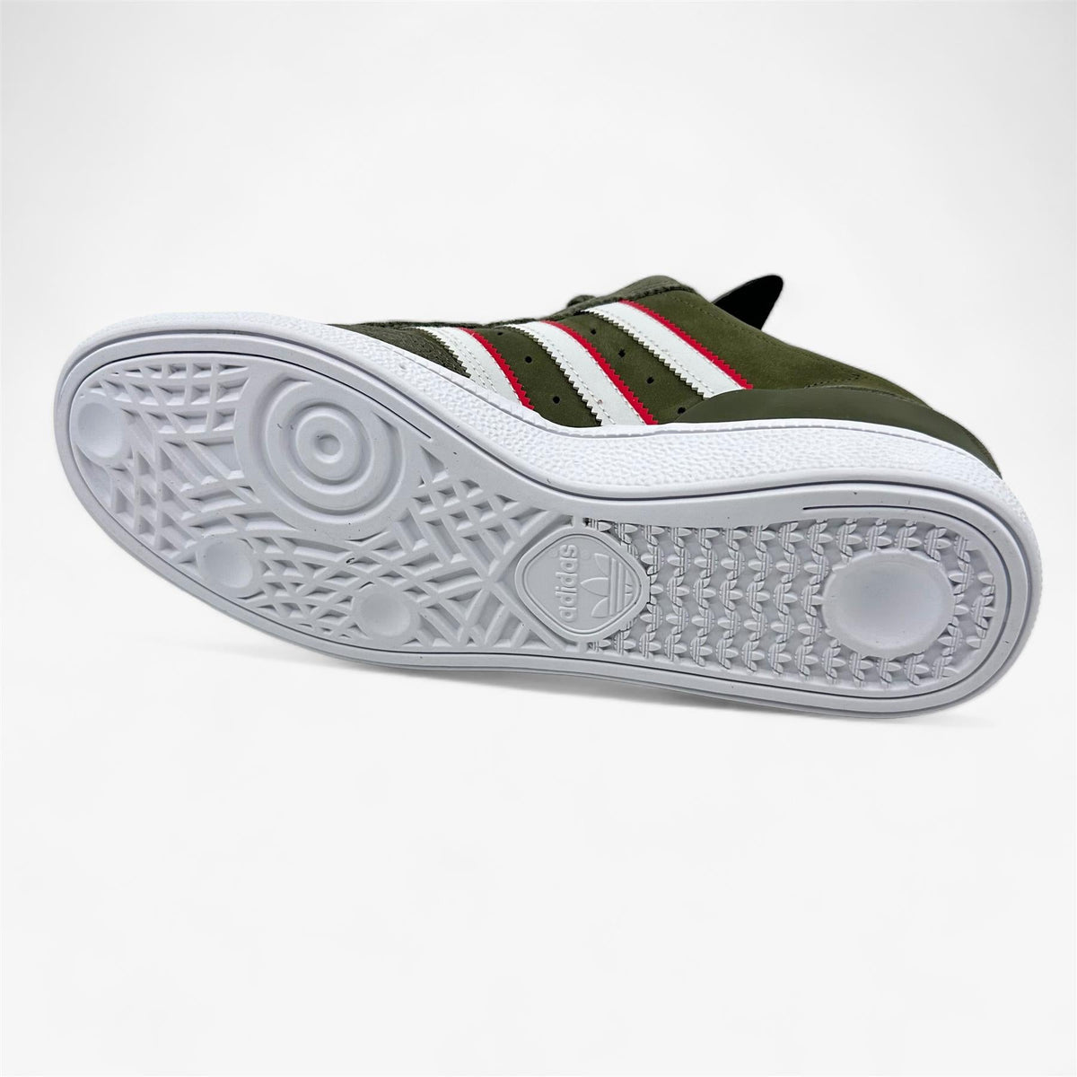 Adidas Busenitz Olive Strata Red Cloud White Mens Athletic Sneakers