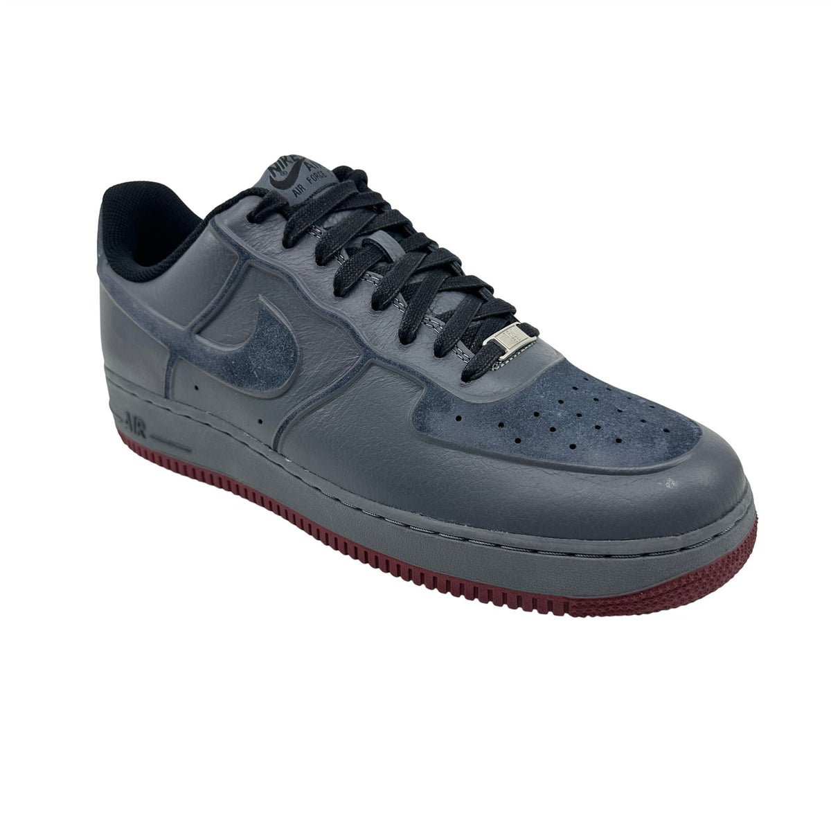 Nike Air Force 1 Premium Skive TEC VT Dark Grey Mens Athletic Sneaker