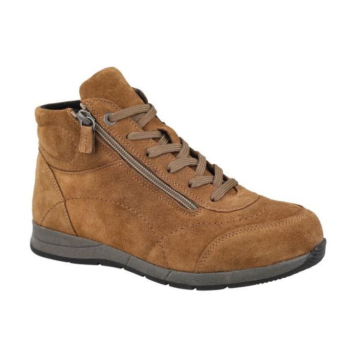 Womens Extra Wide Fit Boots by Flat DB Shoes - Lace up