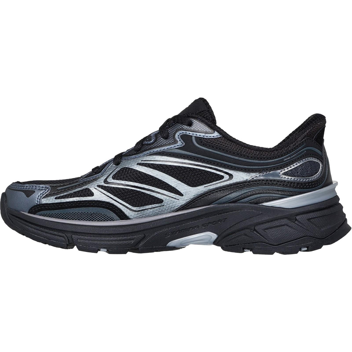 Women's Wide Fit Skechers 150710 Slip-ins Stamina Sport Trainers