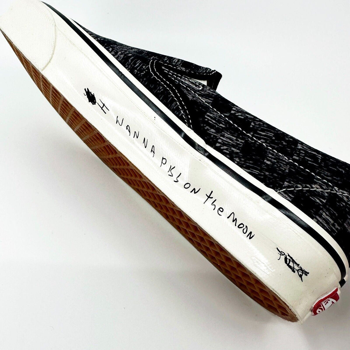 Vans Vault OG Classic Slip On (Jim Goldberg) Tv Static Black White Mens Sneakers